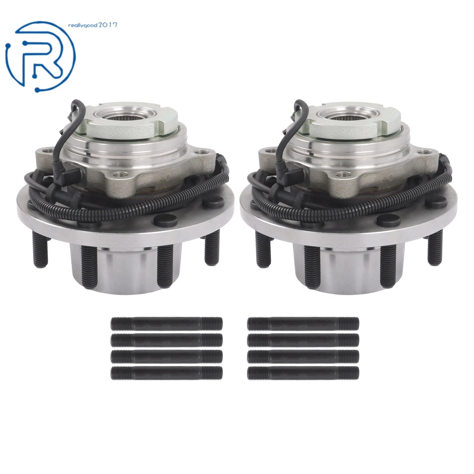 2X Wheel Hub Bearings 515057 for F-250 F-350 F-450 F-550 4WD (1999–2004)