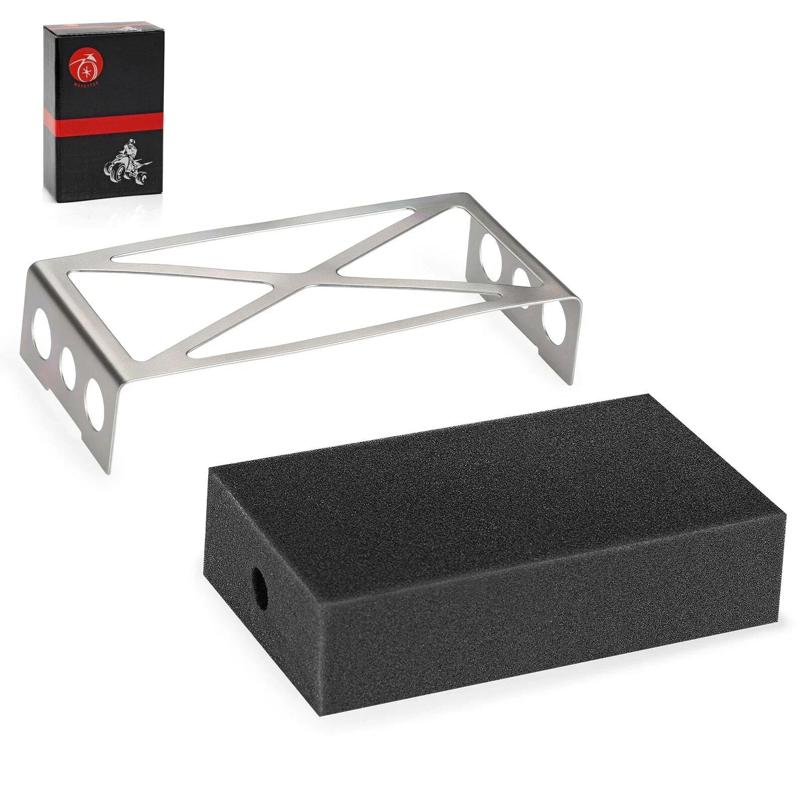 Air Filter Cleaner Element W/ Mount Plate for Honda FourTrax 70 (1991–1994)