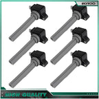 Set of 6 Ignition Coils for Ford F-150, Fusion, Edge, Lincoln MKX (2.7L)