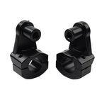 7/8" to 1-1/8" Black Motorcycle Handlebar Mount Clamps for Fat Bars