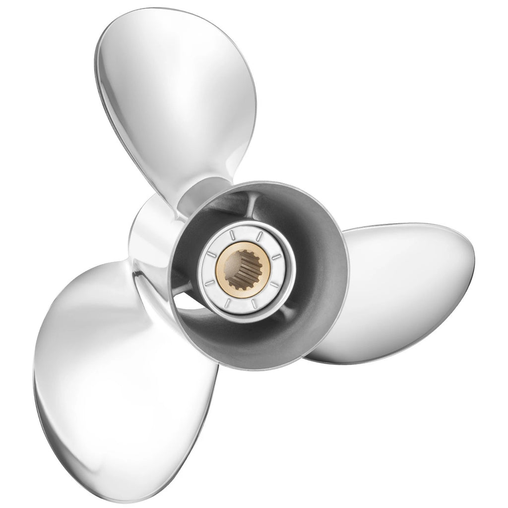 13 3/4x13 Stainless Boat Propeller for Honda BF 60-130HP (13.75x13, 15 Tooth)