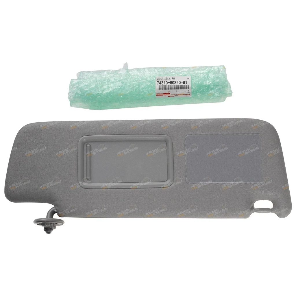 Sun Visor RH Stone Grey for Toyota 120 Series Prado (2003–2009)