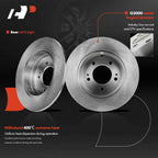 Rear Disc Brake Rotors & Ceramic Pads for Hyundai Sonata (2005–2018)