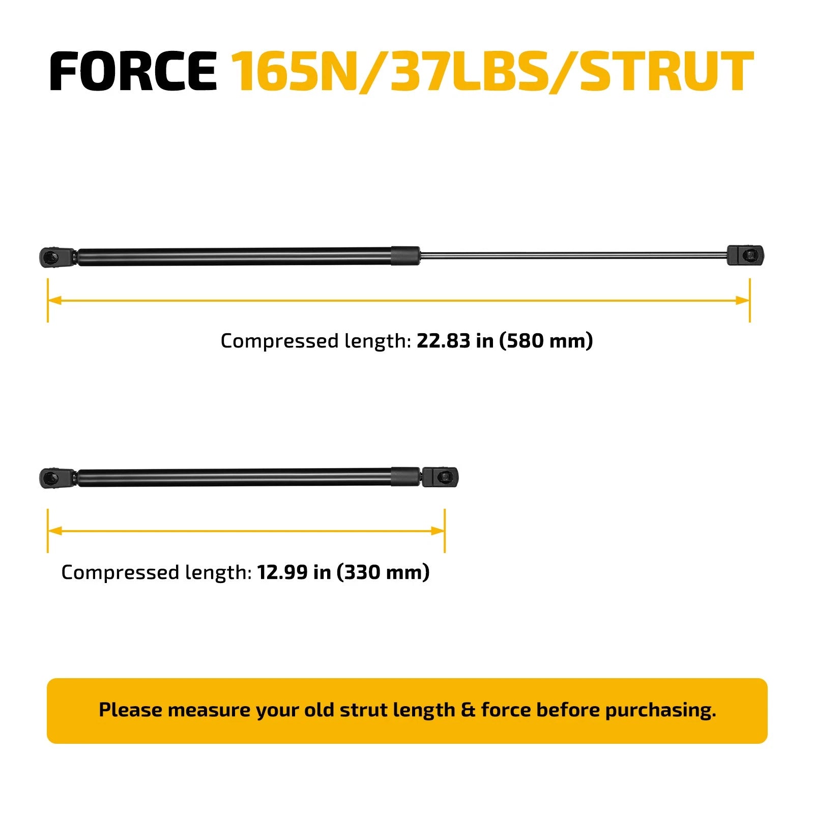 Gas Strut Lift Support Shock Spring for Truck Bed Cover (C1620877)
