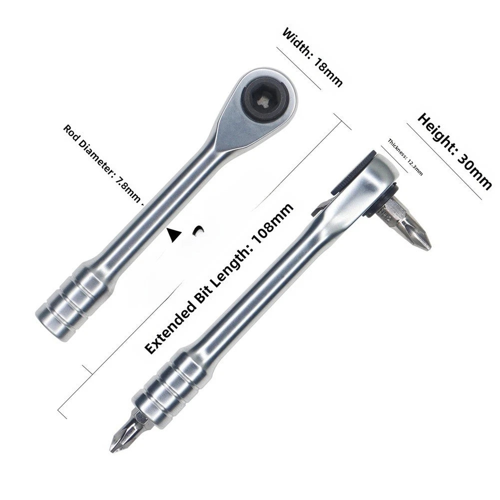 13-in-1 Bike Repair Screwdriver Kit with Ratcheting Mechanism