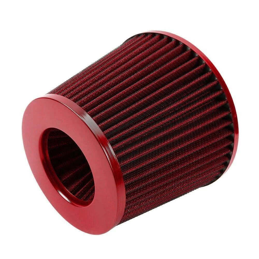 3" 76mm High Flow Inlet Cold Air Intake Filter for Universal Fit
