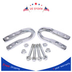 Chrome Tow Hooks Kit for Chevrolet Colorado GMC Canyon (2015–2020)