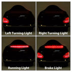 Tail Box Luggage Pack with Tail Light for Harley Honda Yamaha