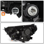 Pair Headlight Assemblies for Toyota RAV4 (2016–2018) with LED DRL Projector