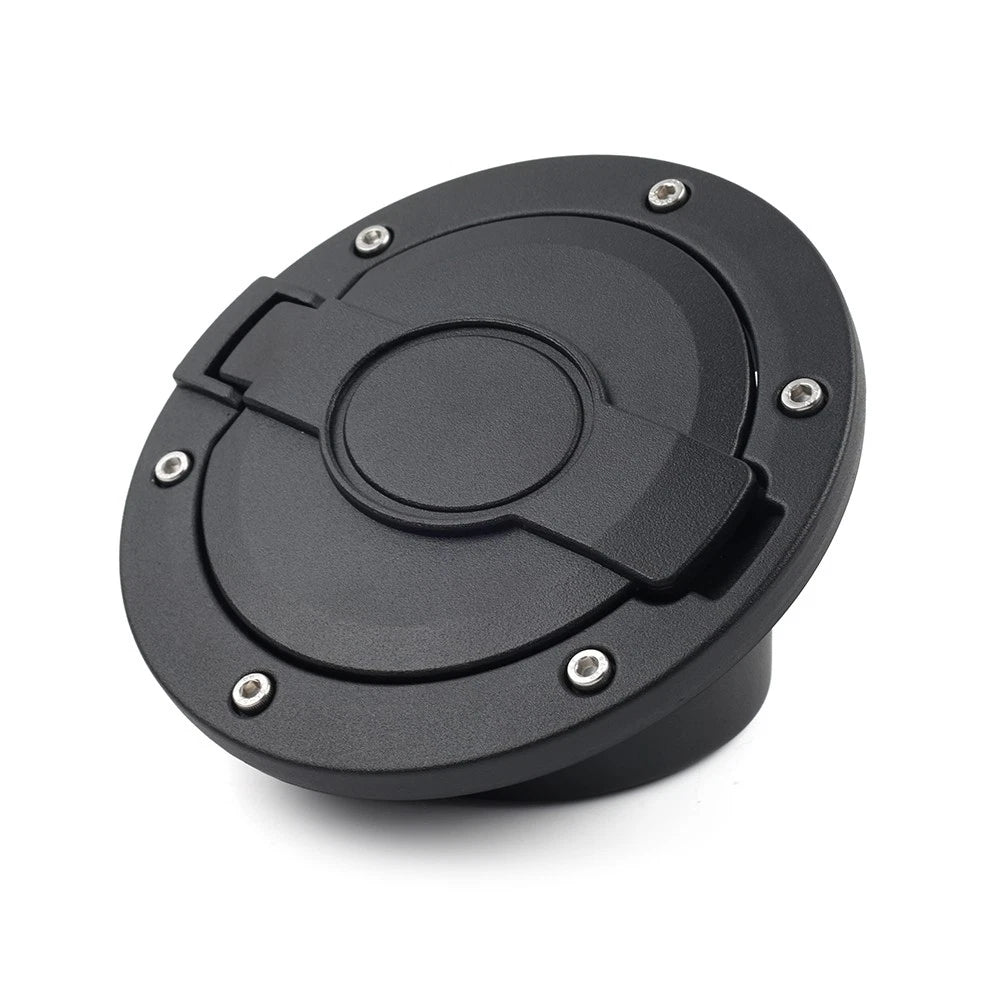 Fuel Tank Door Cover for Jeep Wrangler JK (2007–2018) - Black