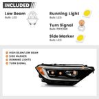 LED Projector Headlight for Volkswagen Jetta (2019–2024) Right Passenger