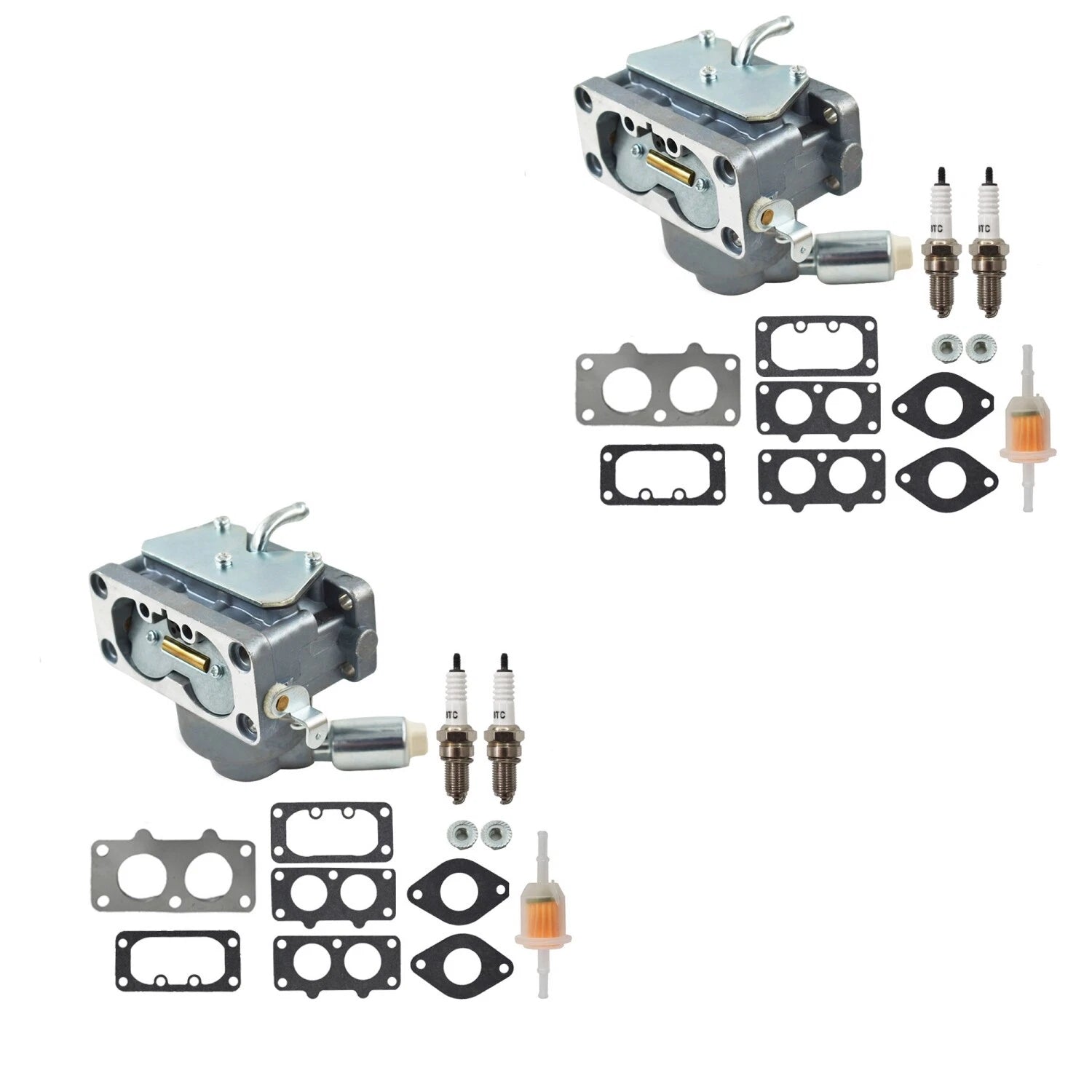Set of 2 Carburetors for John Deere LA140 LA145 (YYYY–YYYY)