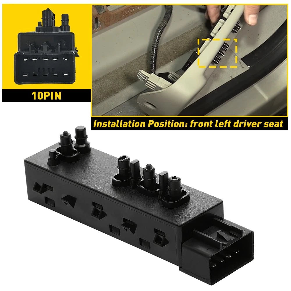 Control Switch Left Driver for Chevrolet Camaro (2010–2015) 25974714