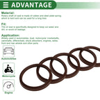 Set of 5 Oil Seal Rotary Shaft Seal FKM Rubber 50x58x5.5mm