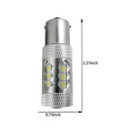 Red 80W Projector LED Tail Light Lens for 16-SMD 1157 2057 (2010-2020)