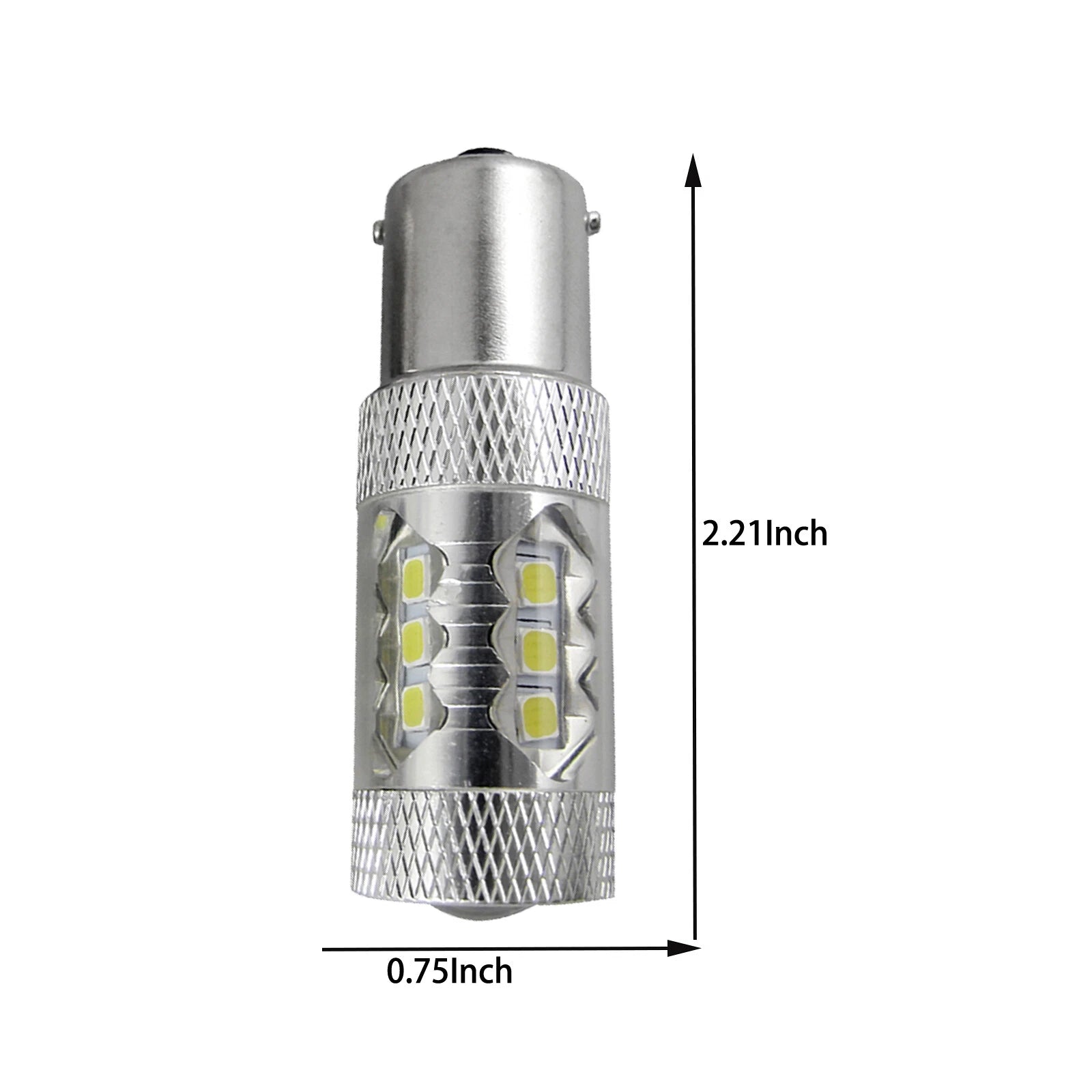 Red 80W Projector LED Tail Light Lens for 16-SMD 1157 2057 (2010-2020)