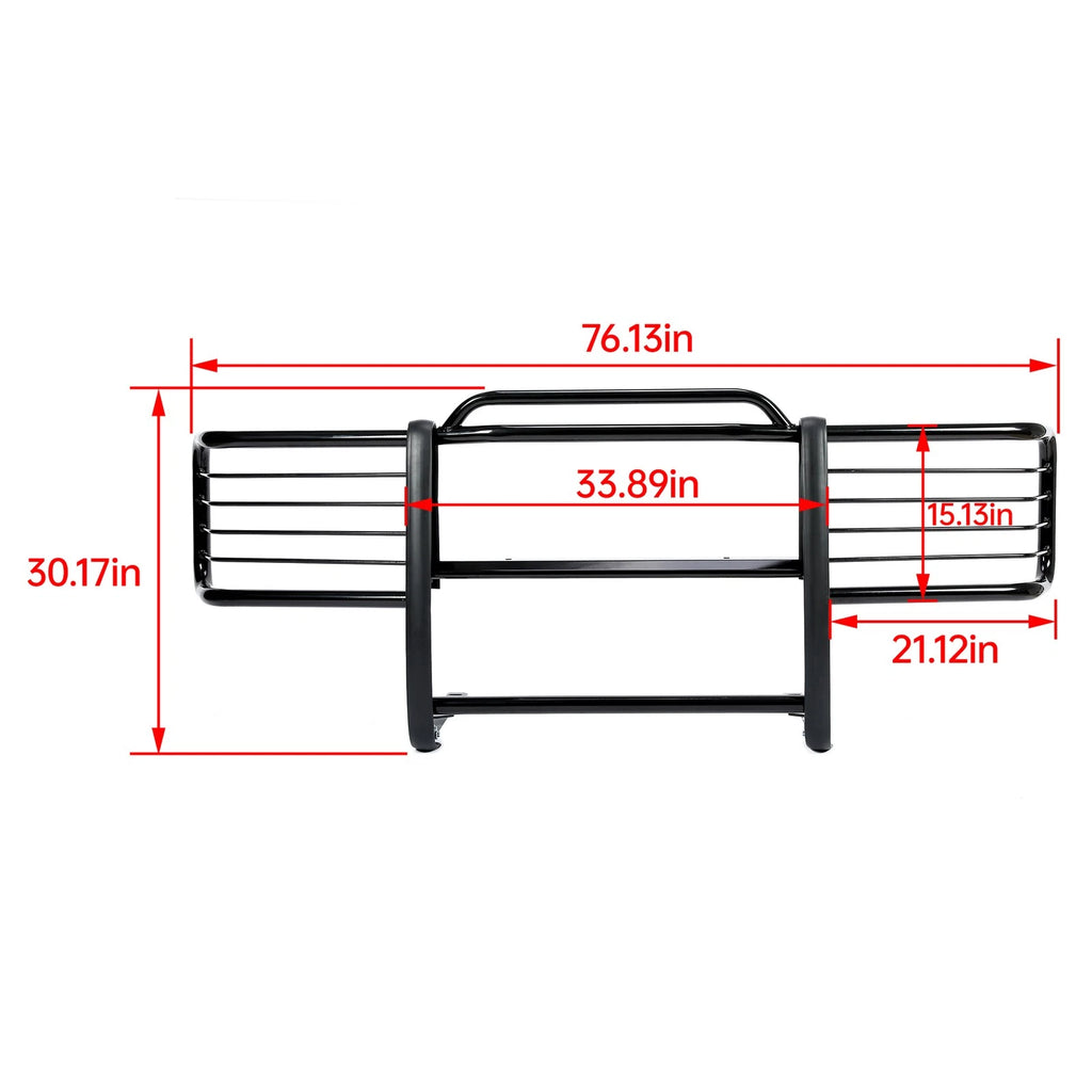 Grille Brush Headlight Bumper Guards for Chevrolet GMC Silverado Suburban (1988-2000)