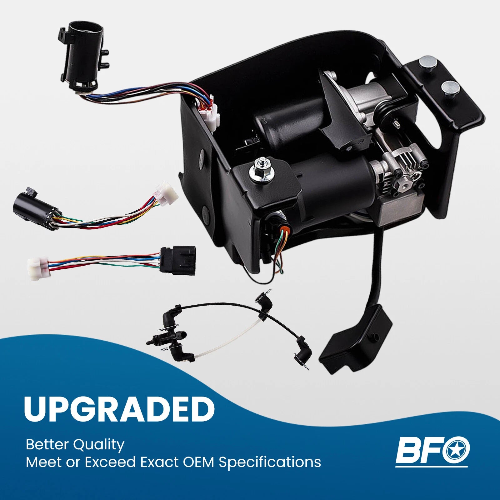 Air Suspension Compressor Pump for GMC Chevrolet Cadillac (2008-2013)