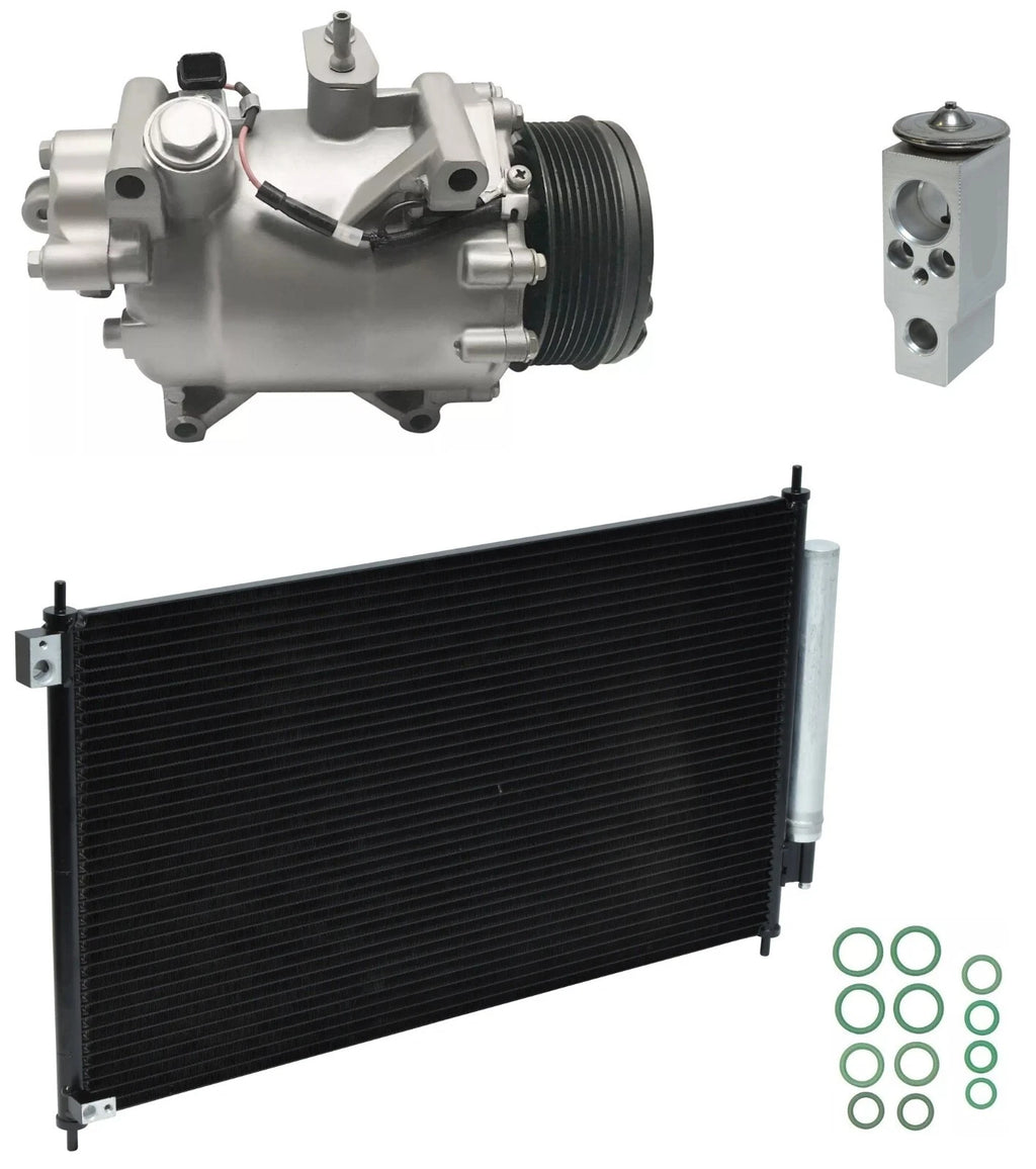 AC Compressor Kit with Condenser for Acura ILX 2.4L (2015–2015)