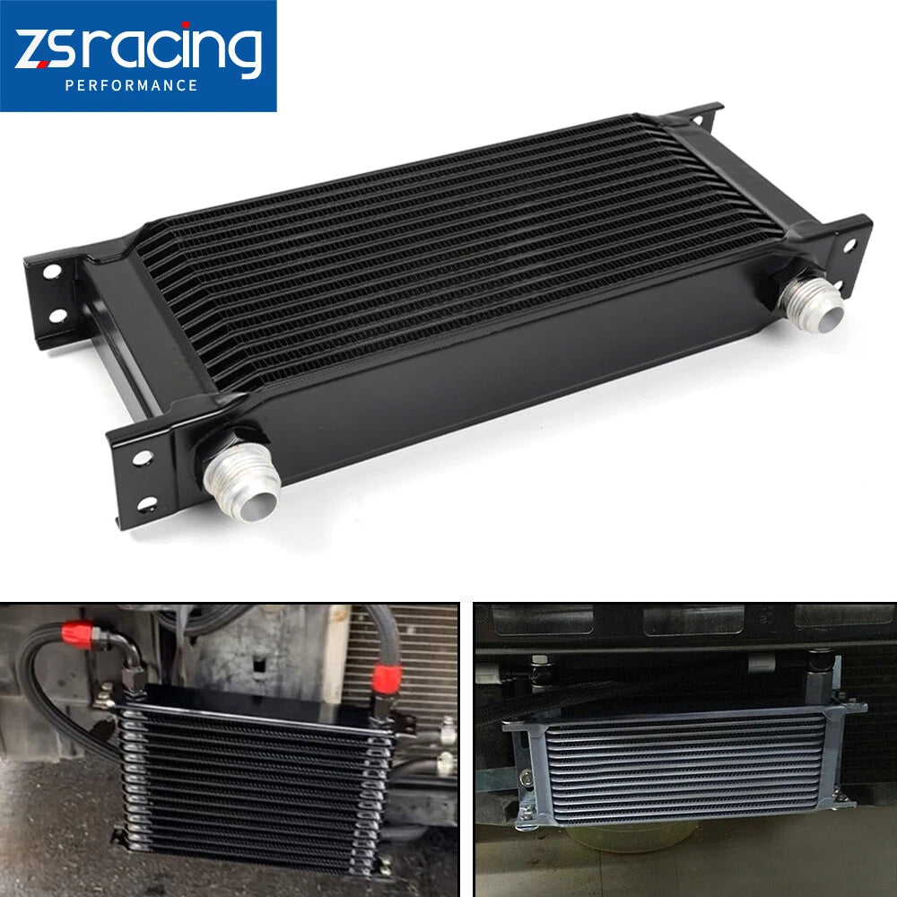 15 Row Engine Transmission Oil Cooler Kit for Universal Applications