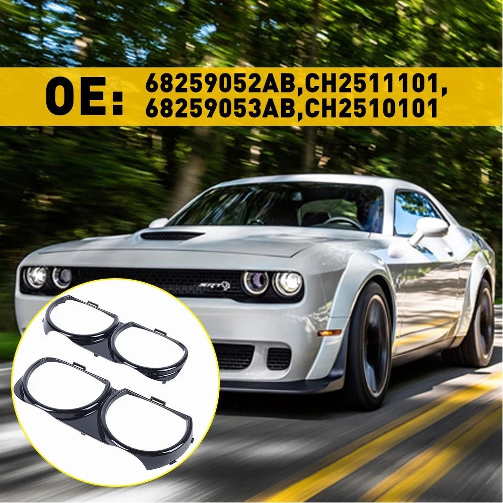 Grille Headlight Bezel Trim for Dodge Challenger (2015-2021)