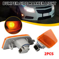 Set of 2 Front Bumper Side Marker Lights for Chevy Cruze (2011–2015)