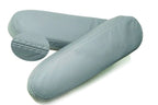 Front Seat Armrest for Nissan Armada Titan (2005–2015) Gray Leather Synthetic