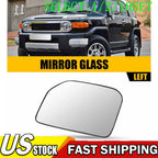 Mirror Glass for Toyota FJ Cruiser (2007–2014) Driver Left Side