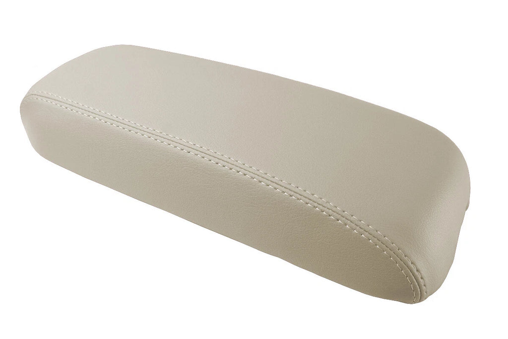 Leather Console Lid Pull Over Cover for Cadillac El Dorado (1996–2002) Beige