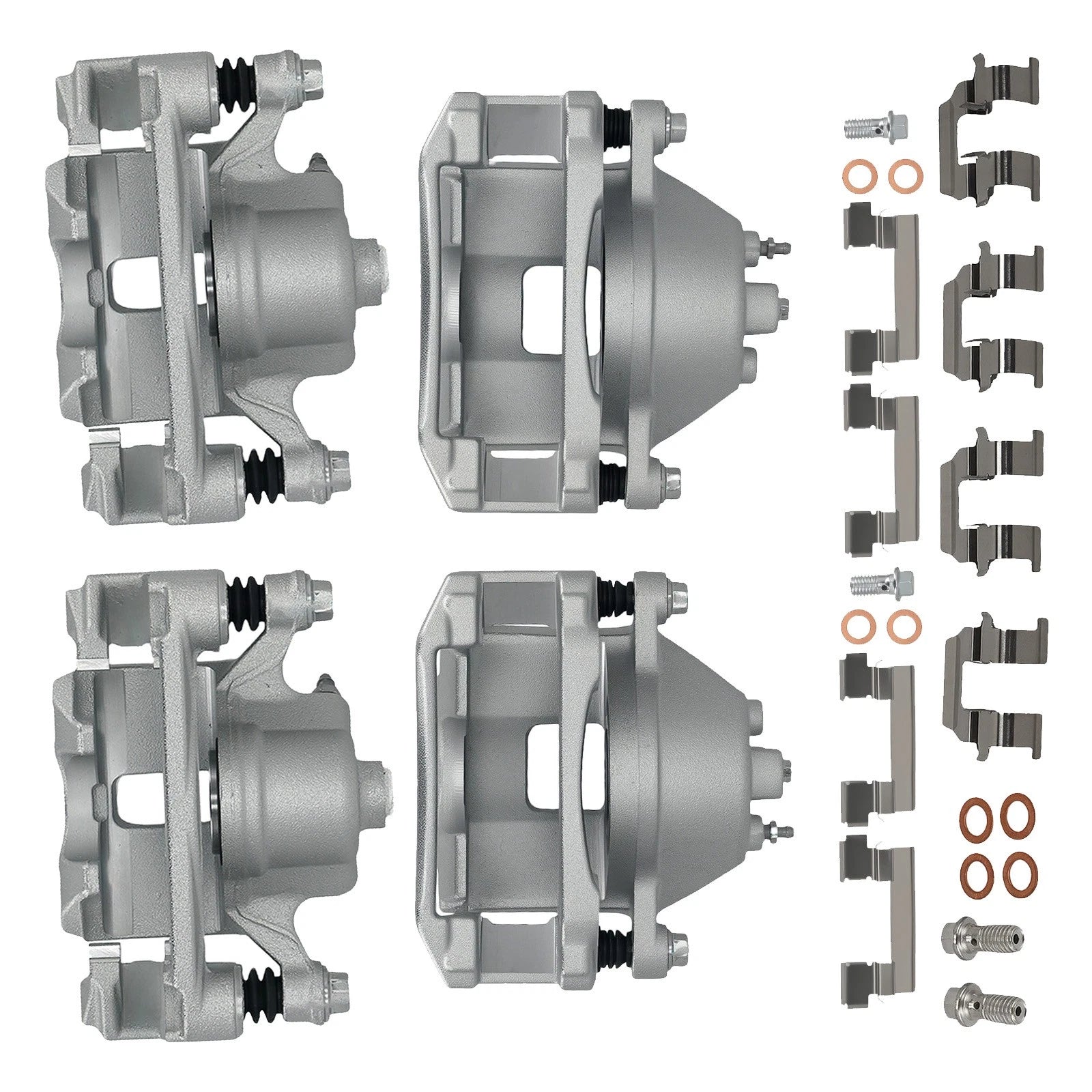 Front & Rear Brake Calipers for Buick Regal (1997–2004) with Hardware & Bracket
