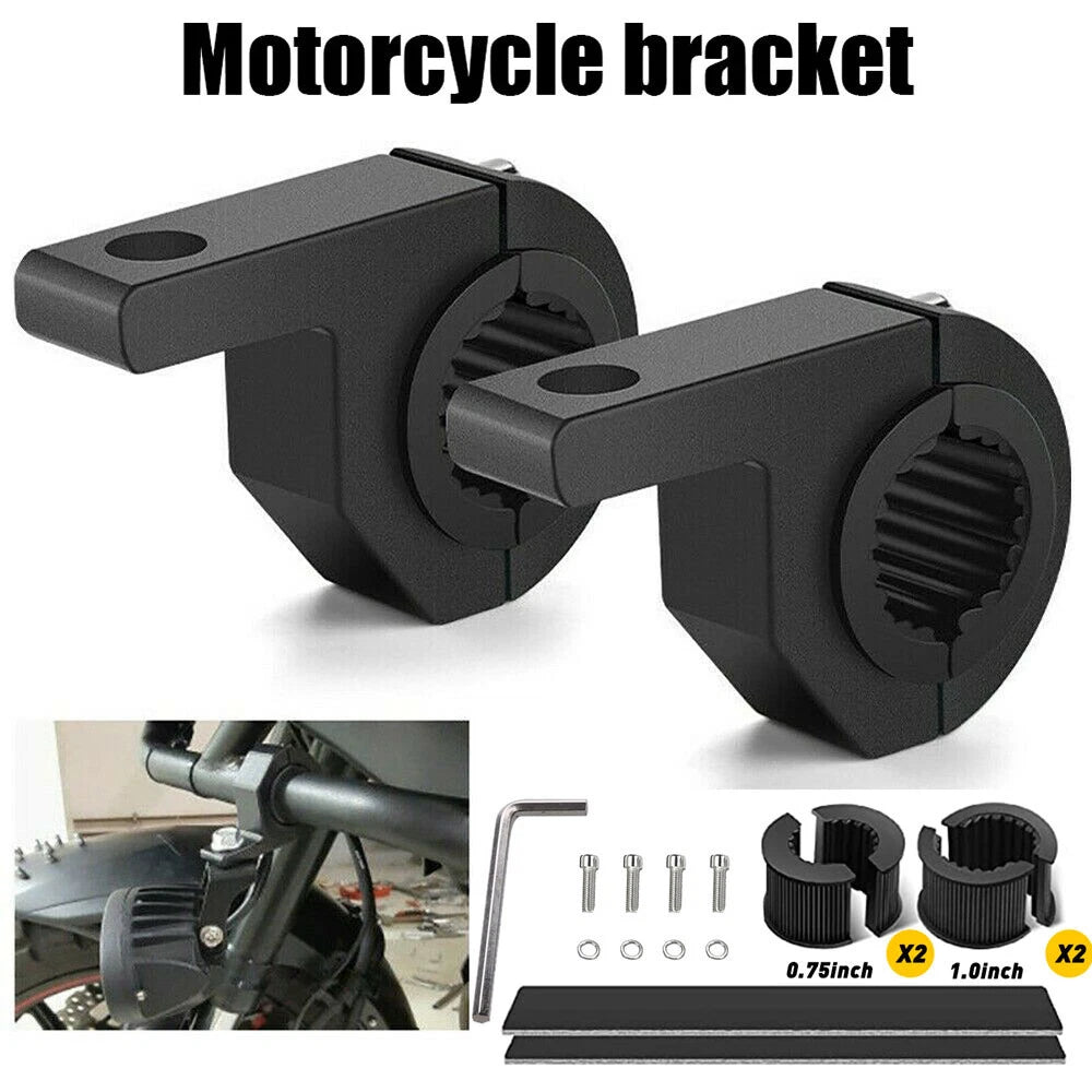 Set of 2 LED Light Bar Mounting Bracket Clamps for Offroad Truck ATV