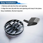 Vent Outlet Tab Clip for Mercedes-Benz GLE GLS Class Front Center Console