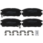 Set of 4 Rear Ceramic Brake Pads for Pontiac Torrent (2007–2009) / GMC Terrain (2010–2017)