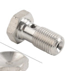 Stainless Steel Banjo Bolt 3/8x24 Fitting for AN-3 Car Brake Adaptor
