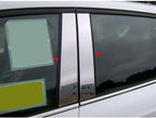 4p Luxury FX Chrome Pillar Post Set w/o Keyless Entry For 2013-2019 Ford Escape