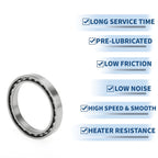 Deep Groove Ball Bearing 40x52x7mm for Scooter Skateboard 