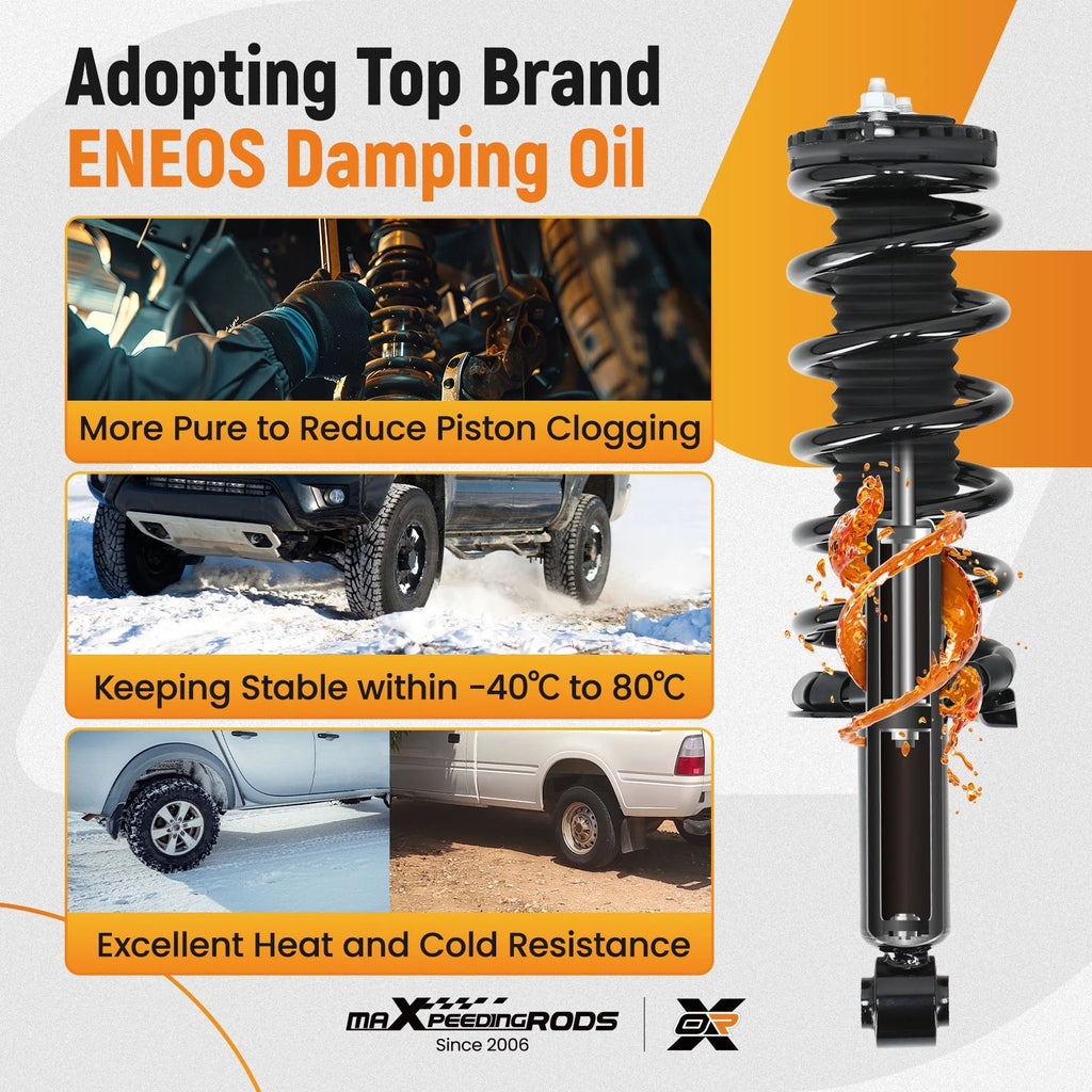 Rear Pair Shocks Struts & Coil Spring Kit for Subaru Legacy (2005–2009)