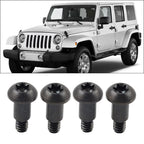 Set of 4 Torx Soft Top Bow Roll Bar Bracket Mounting Screws for Jeep Wrangler (1997–2017)