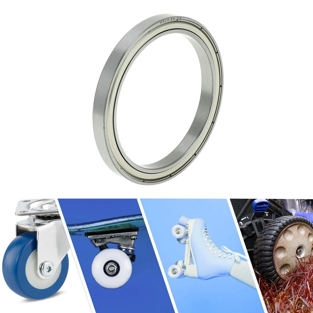 6816ZZ Deep Groove Ball Bearing for Scooter Skateboard (P5, 80x100x10mm)