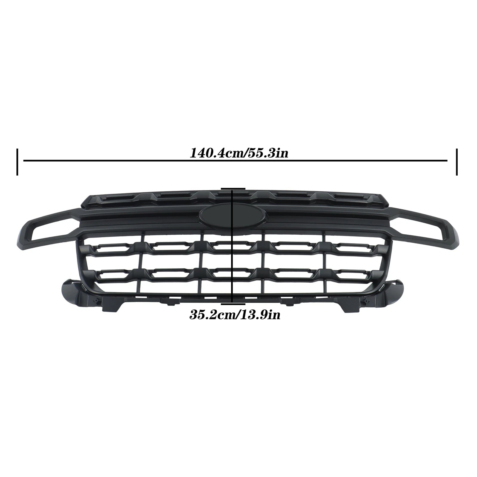 Front Bumper Grille for Ford Maverick (2022-2023) Matte Black