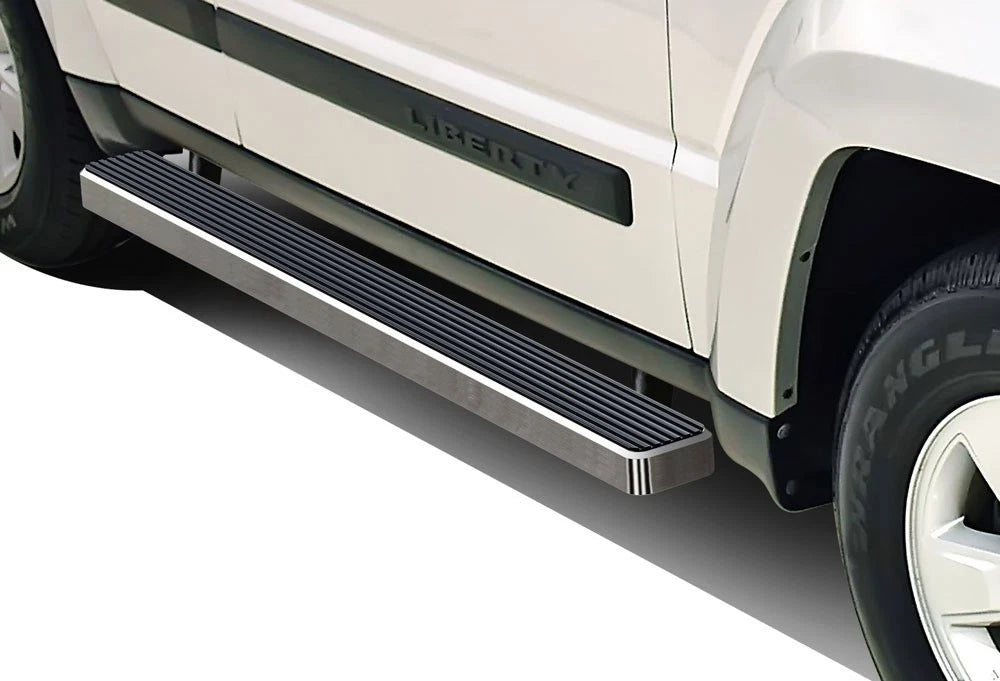5-Inch Stainless Steel Running Boards for Jeep Liberty (2008–2013)