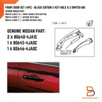 Nissan Front Door Handle & Grip for Navara NP300 D23 Black Edition (2017-2020)