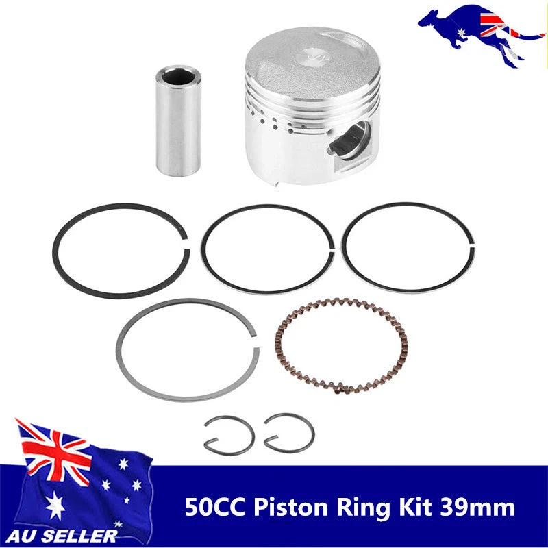 Piston & Ring Set 39mm for Kazuma CRF50 GY6 (50cc)