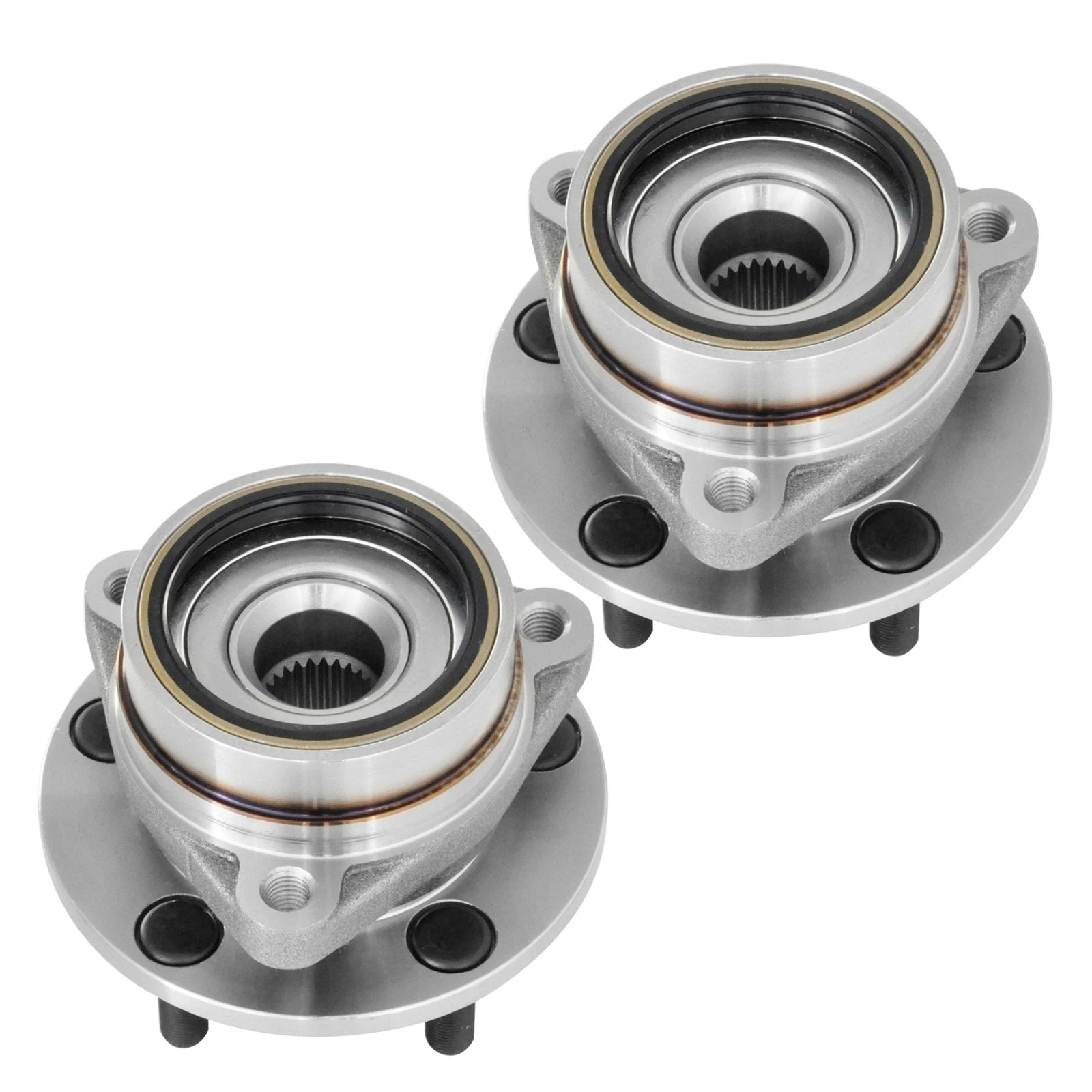2pcs Front Wheel Bearing & Hub L&R for Jeep Wrangler/Wagoneer/Cherokee/Comanche (1984–1989)
