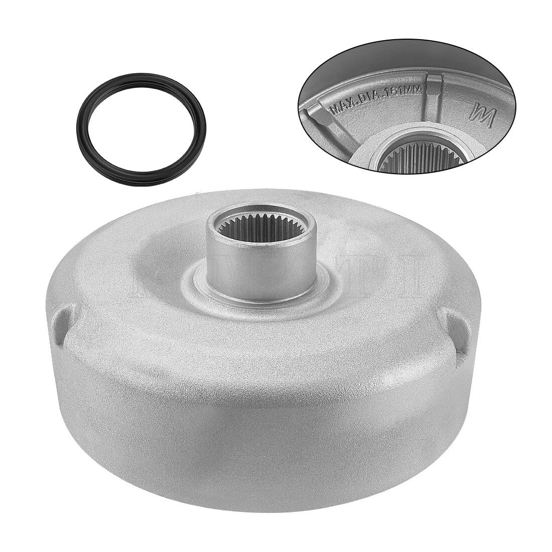 Rear Brake Drum Hub w/Seal for Honda Rancher 420 (2007–2023) 43620-HP5-600 91351-HB3-004
