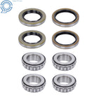 Set of 4 Galvanized Trailer Hub Kits for 2000 lbs Trailers
