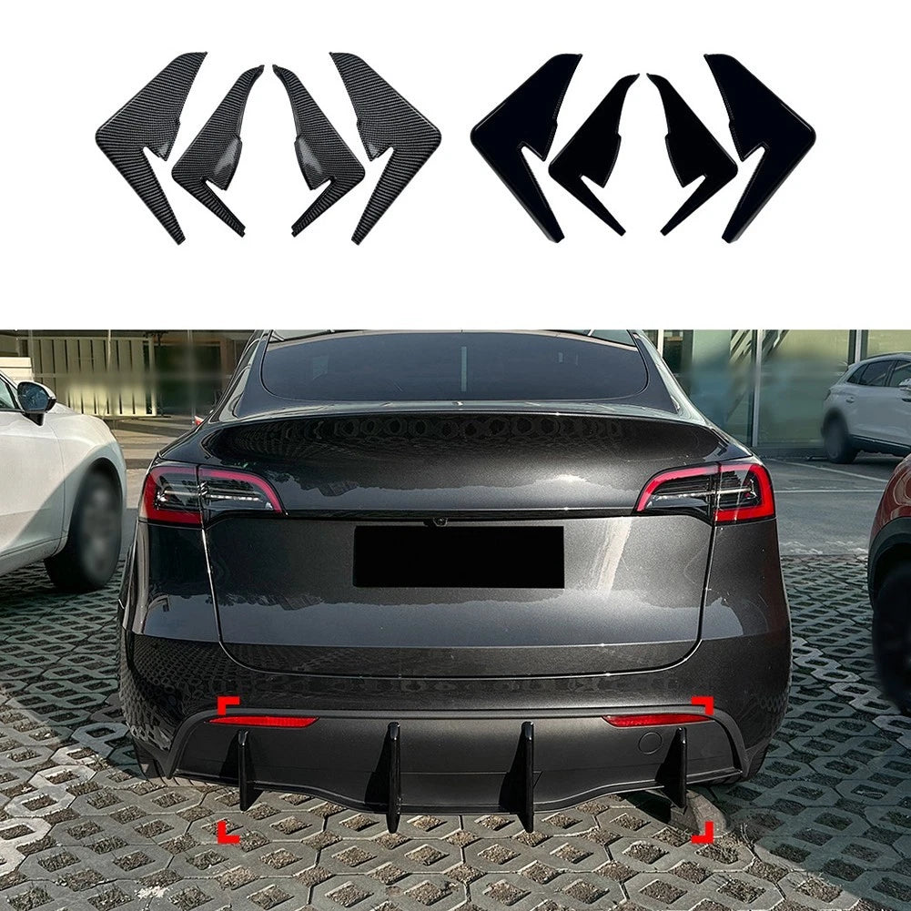 Rear Diffuser Splitter Spoiler Kit for Sporty Cars