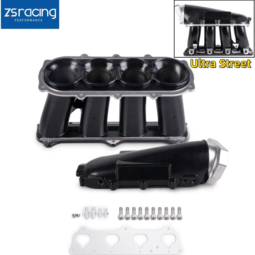 Black Ultra Street Intake Manifold for Honda K-Series K20A K20A2 K20Z1 K24A1 (2002–2011)
