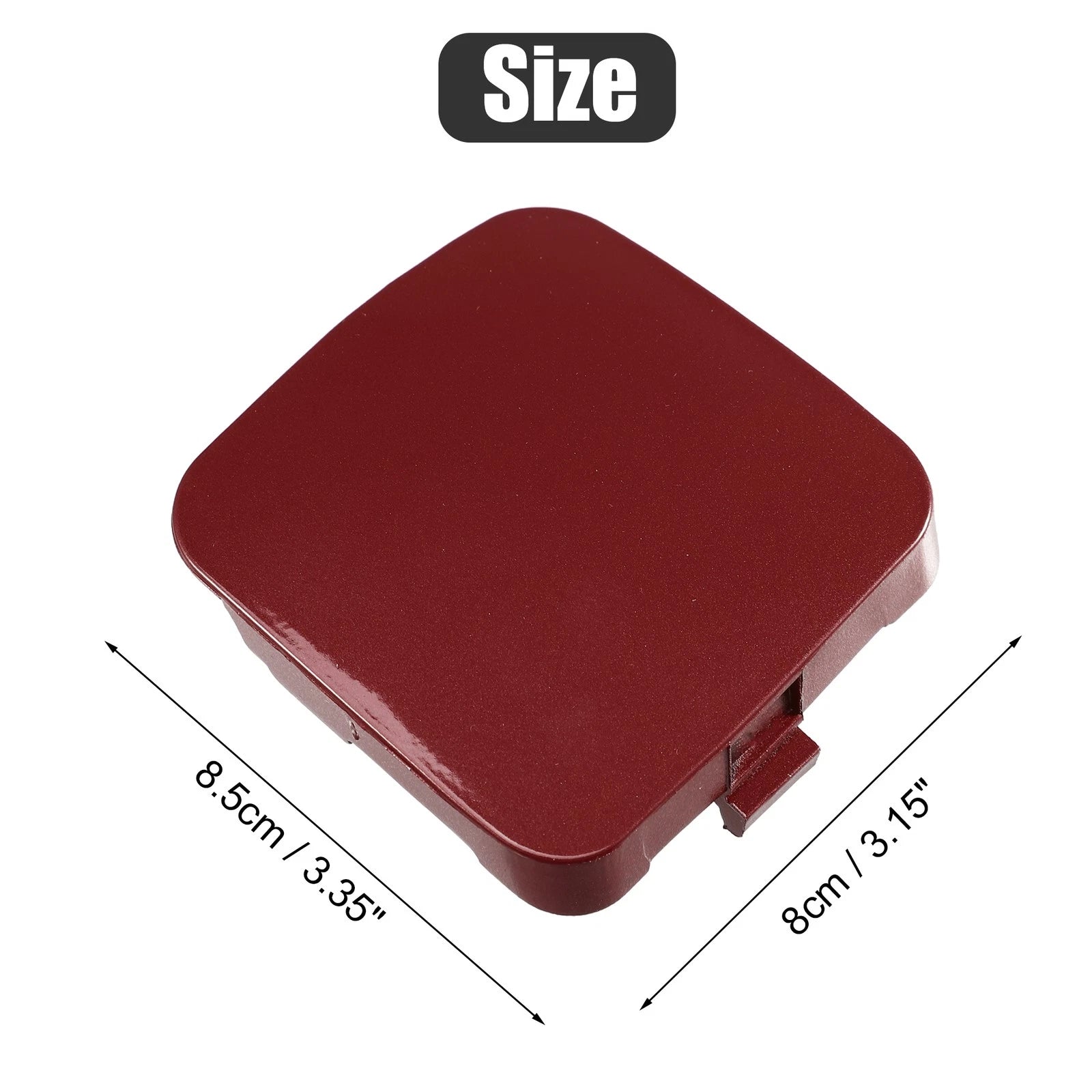 Tow Hook Cover Cap for Toyota RAV4 (2013–2018) - Red