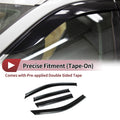 Set of 4 Window Deflectors for Honda Fit Hatchback (2007–2008)